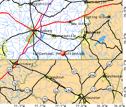 Littlestown, PA map