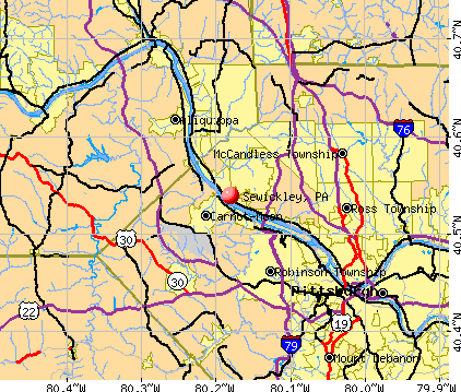 Sewickley, PA map