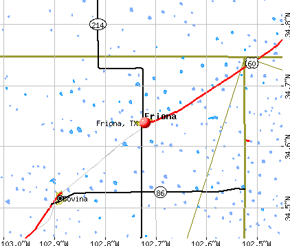 Friona, TX map