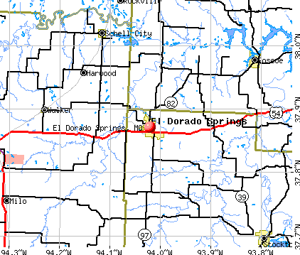 El Dorado Springs, MO map