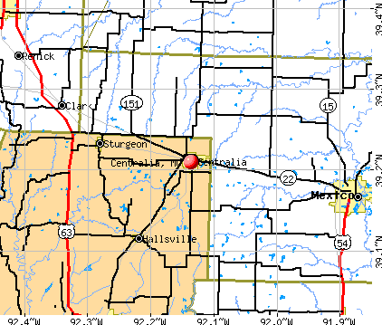 Centralia, MO map