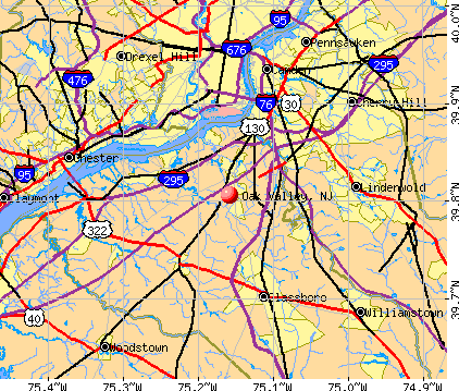 Oak Valley, NJ map