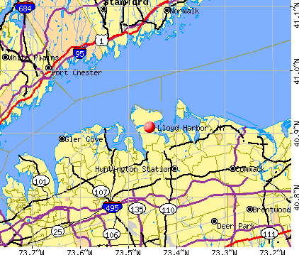 Lloyd Harbor, NY map