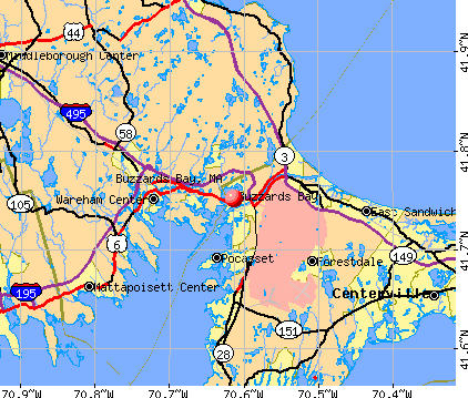 Buzzards Bay, MA map