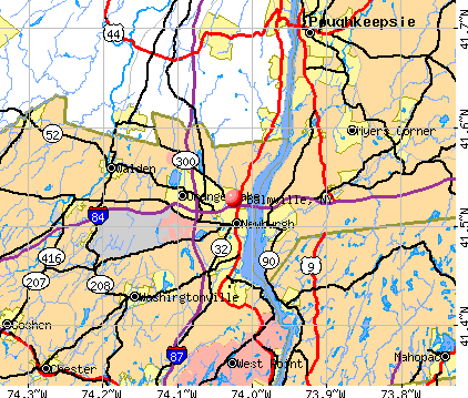 Balmville, NY map