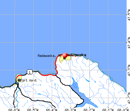 Madawaska, ME map