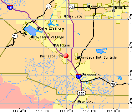 Murrieta, CA map