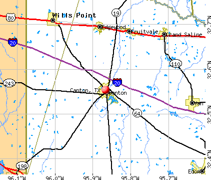 Canton, TX map
