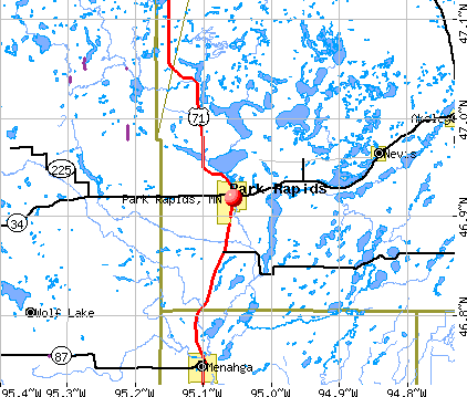 Park Rapids, MN map
