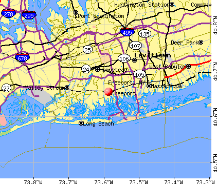 Freeport, NY map