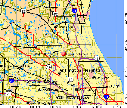 Buffalo Grove, IL map