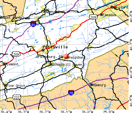 Orwigsburg, PA map