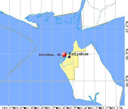 Kotzebue, AK map