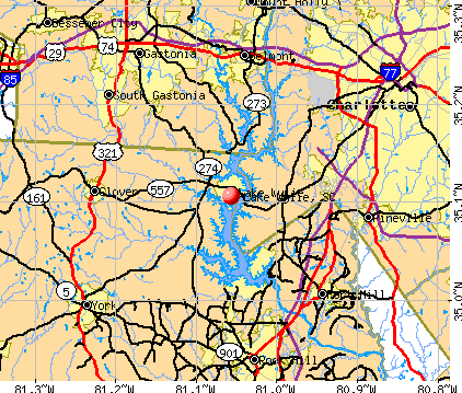 Lake Wylie, SC map