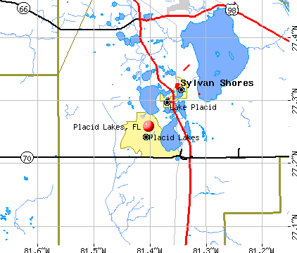 Placid Lakes, FL map