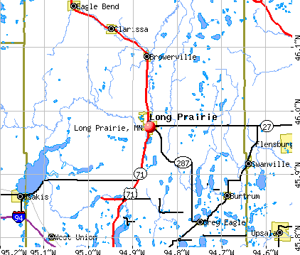 Long Prairie, MN map