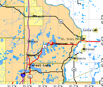Lindstrom, MN map