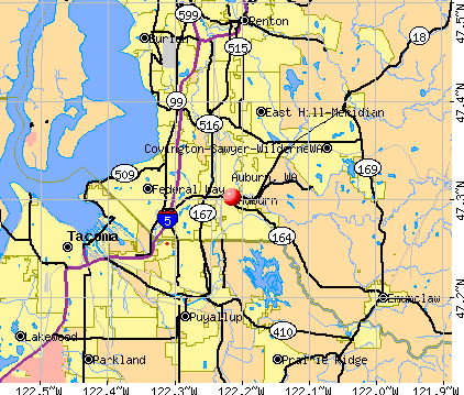 Auburn, WA map