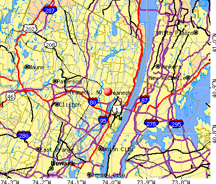 Teaneck, NJ map