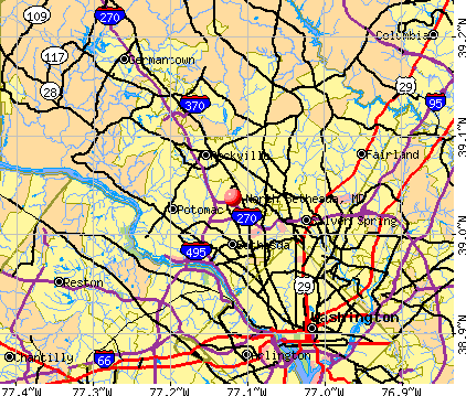 North Bethesda, MD map