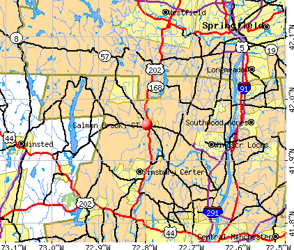 Salmon Brook, CT map
