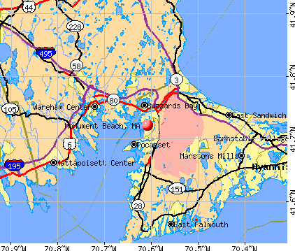 Monument Beach, Massachusetts (MA 02553, 02559) profile: population ...