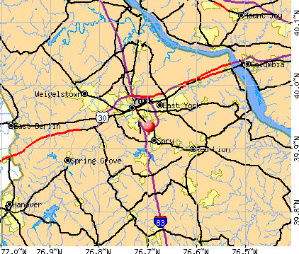 Tyler Run-Queens Gate, PA map