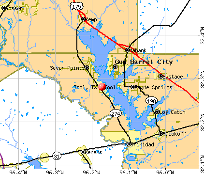Tool, TX map