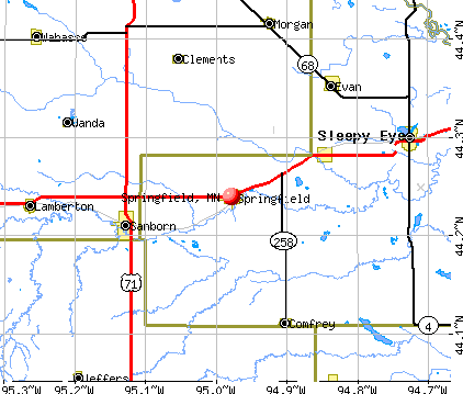 Springfield, MN map