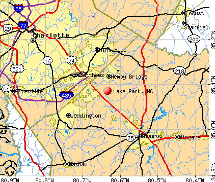 Lake Park, NC map