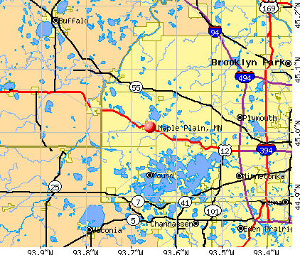 Maple Plain, MN map