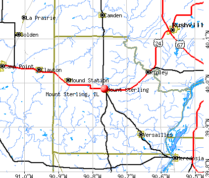 Mount Sterling, IL map