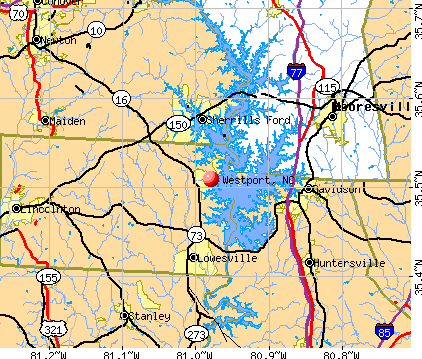 Westport, NC map