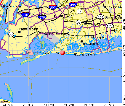 Atlantic Beach, NY map