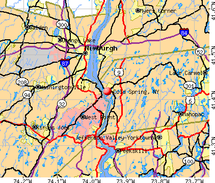 Cold Spring, NY map