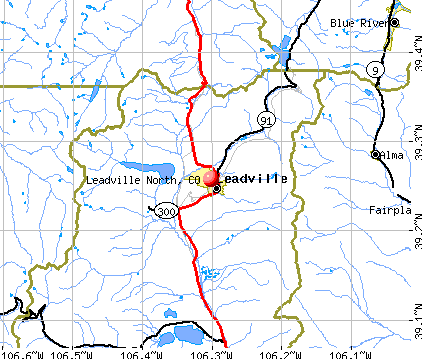 Leadville North, CO map