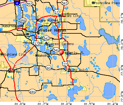 Waverly, FL map