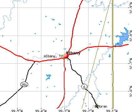 Albany, TX map