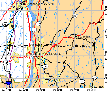 Pleasant Valley, NY map