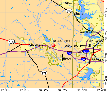 Willow Park, TX map
