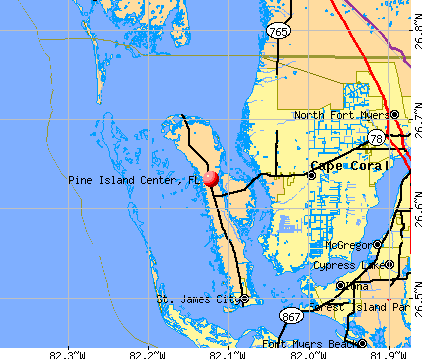 pine island florida map Pine Island Center Florida Fl 33922 Profile Population Maps pine island florida map