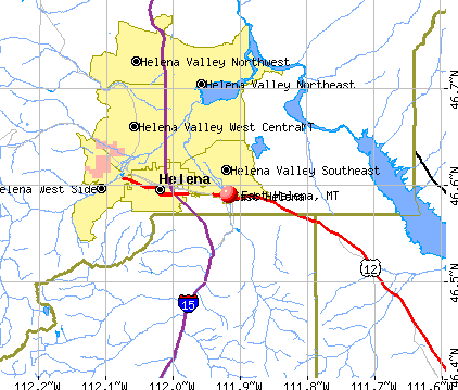 East Helena, MT map