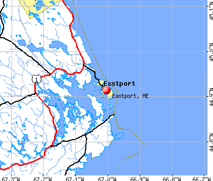 Eastport, ME map