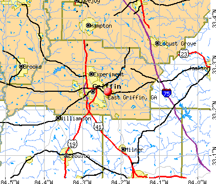 East Griffin, GA map