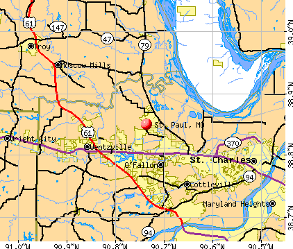 St. Paul, MO map