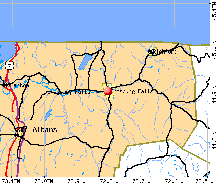 Enosburg Falls, VT map