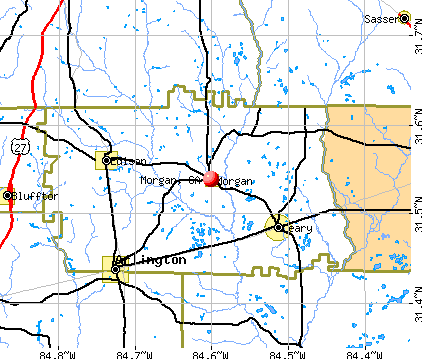 Morgan, GA map