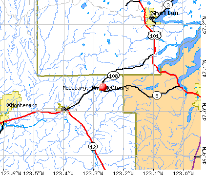 McCleary, WA map