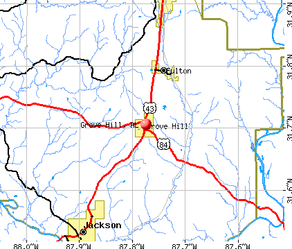 Grove Hill, AL map