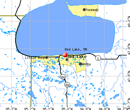 Red Lake, MN map